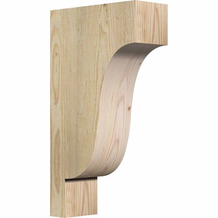 Ekena Millwork Newport Rough Sawn Corbel, Douglas Fir, 4"W x 10"D x 18"H COR04X10X18NEW00RDF